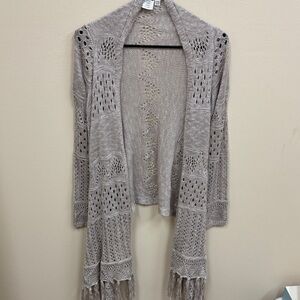 Chic Taupe Women's Cardigan
